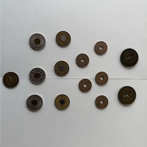 New York City subway tokens. Garden state toll tokens & Port Authority token